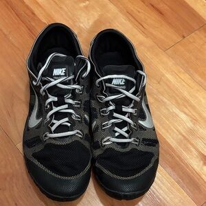 Nike Black and Silver Athletic Shoes